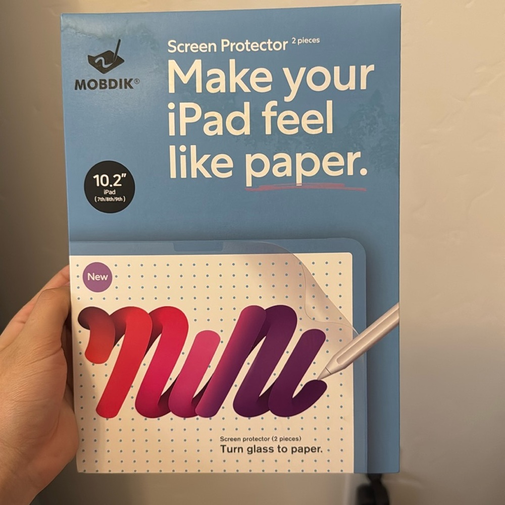 MOBDIK 2 pack Paperfeel Screen Protector